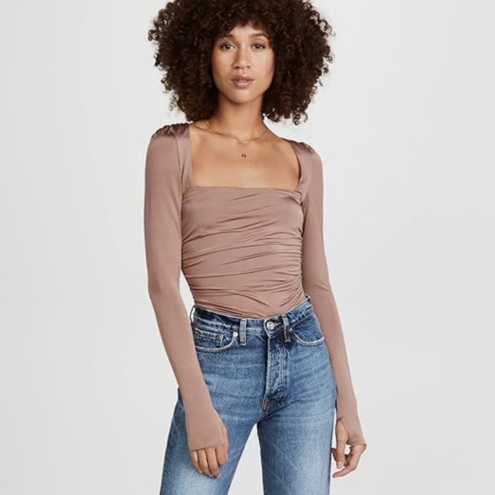 NWT Free People Women's Wind Down Layering Top, Strawberry Roan, S